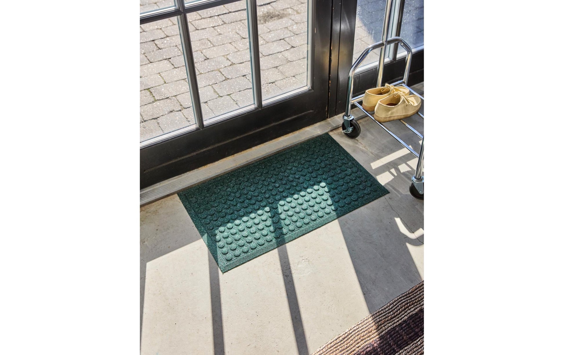 Society of Lifestyle House Doctor Entry Fussmatte – Gummi/Polypropylen – Grün – 450 × 750 mm – 8 mm – rutschfest