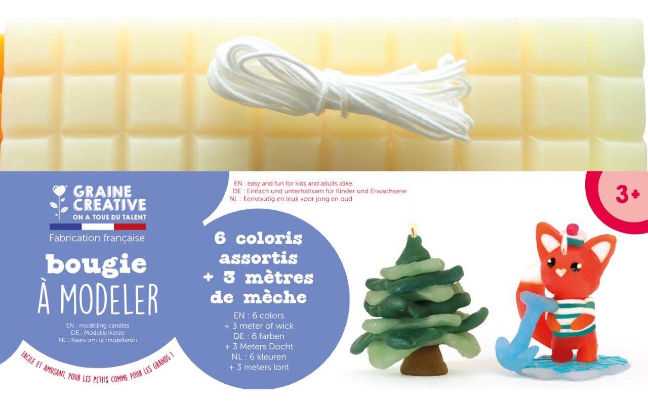 Graine créative Knetmasse (weich), Pastellfarben, 6 Stk., je 175 g