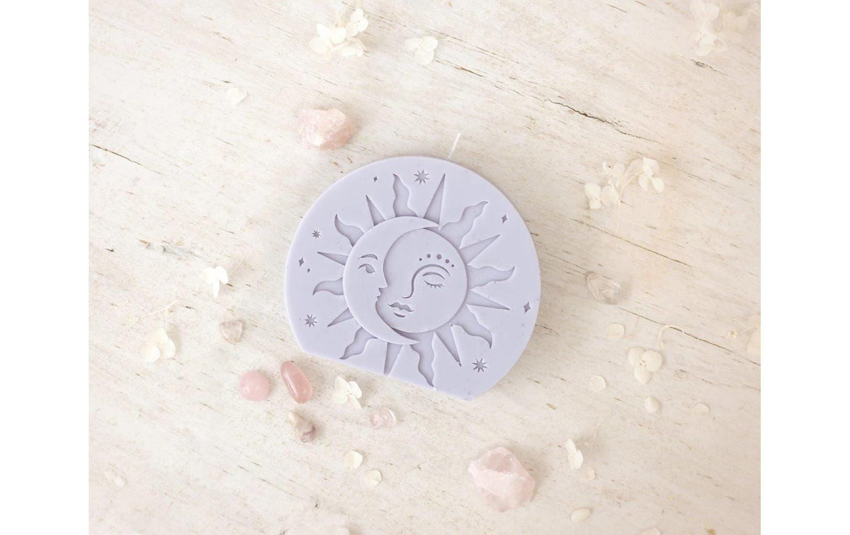 Graine créative Kerzengiess-Set – Violett – 280 g Rapswachs – inkl. Giessform, Farbstoff, Docht, Anleitung