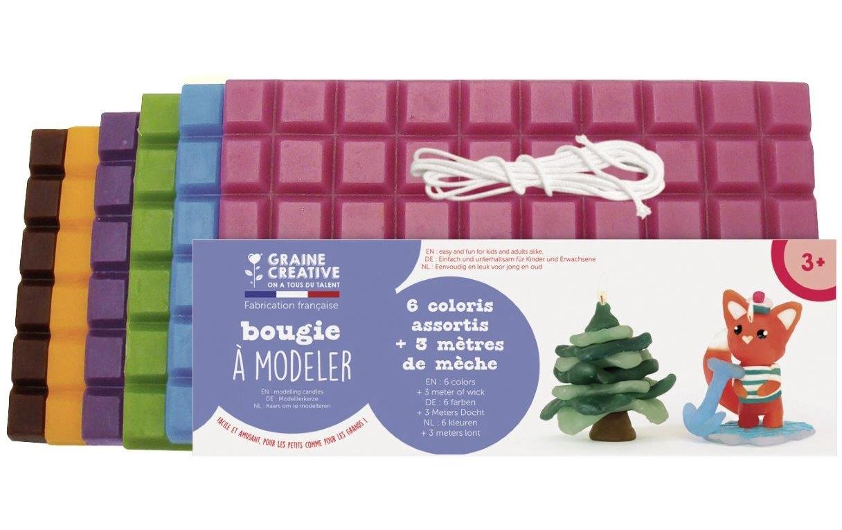Graine créative Knetwachs, Mehrfarbig, 6 × 175 g