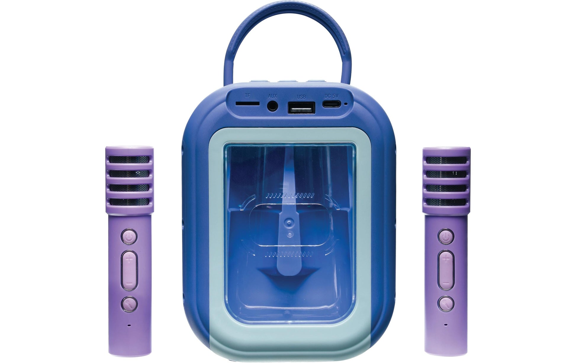 Lexibook Stitch Bluetooth Karaoke 2 – Party-Lautsprecher – mit kabellosem Mikrofon, Blau/Violett