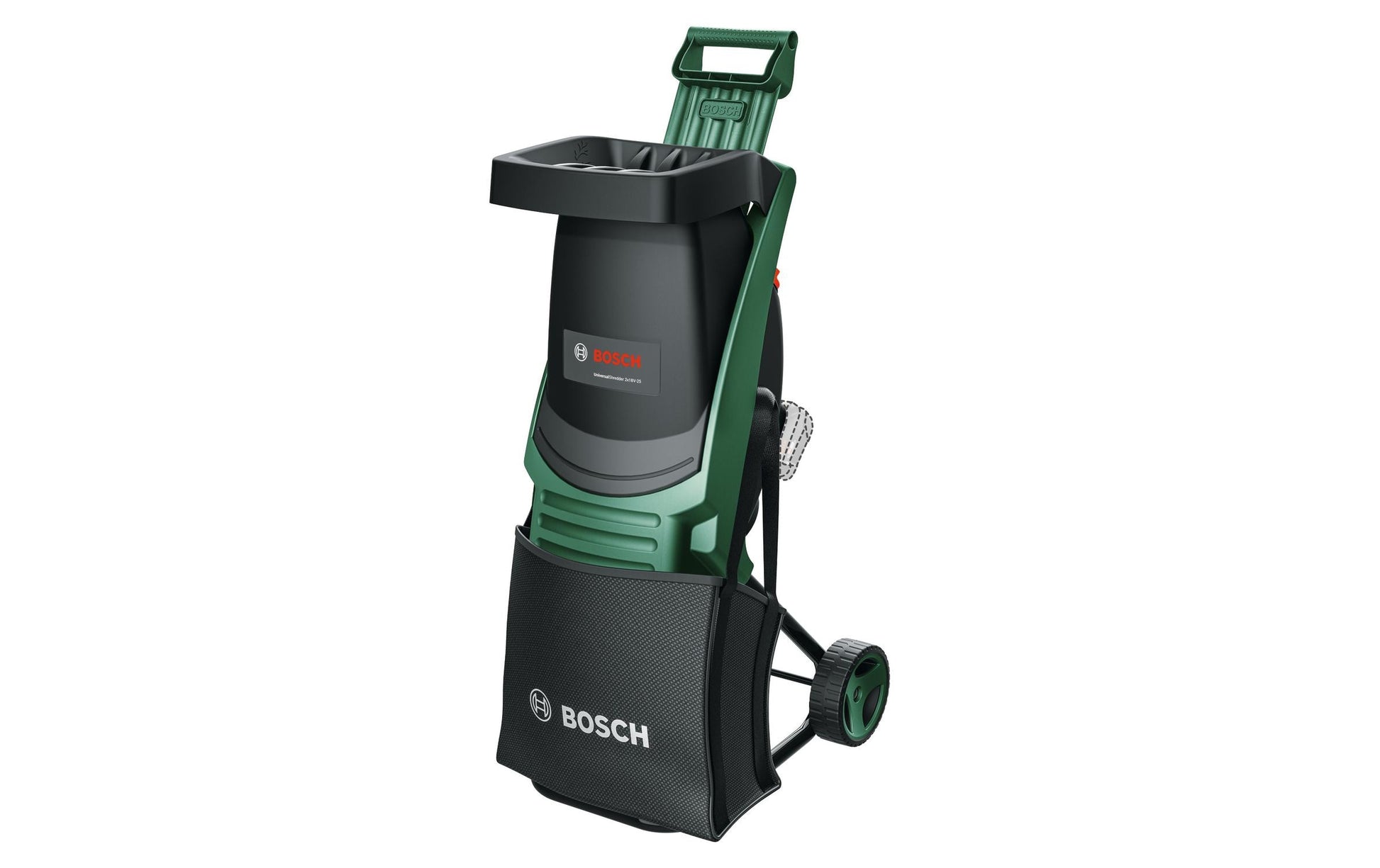 Bosch UniversalShredder Akku-Häcksler – 18 V – max. Ast-Durchmesser 25 mm – POWER FOR ALL