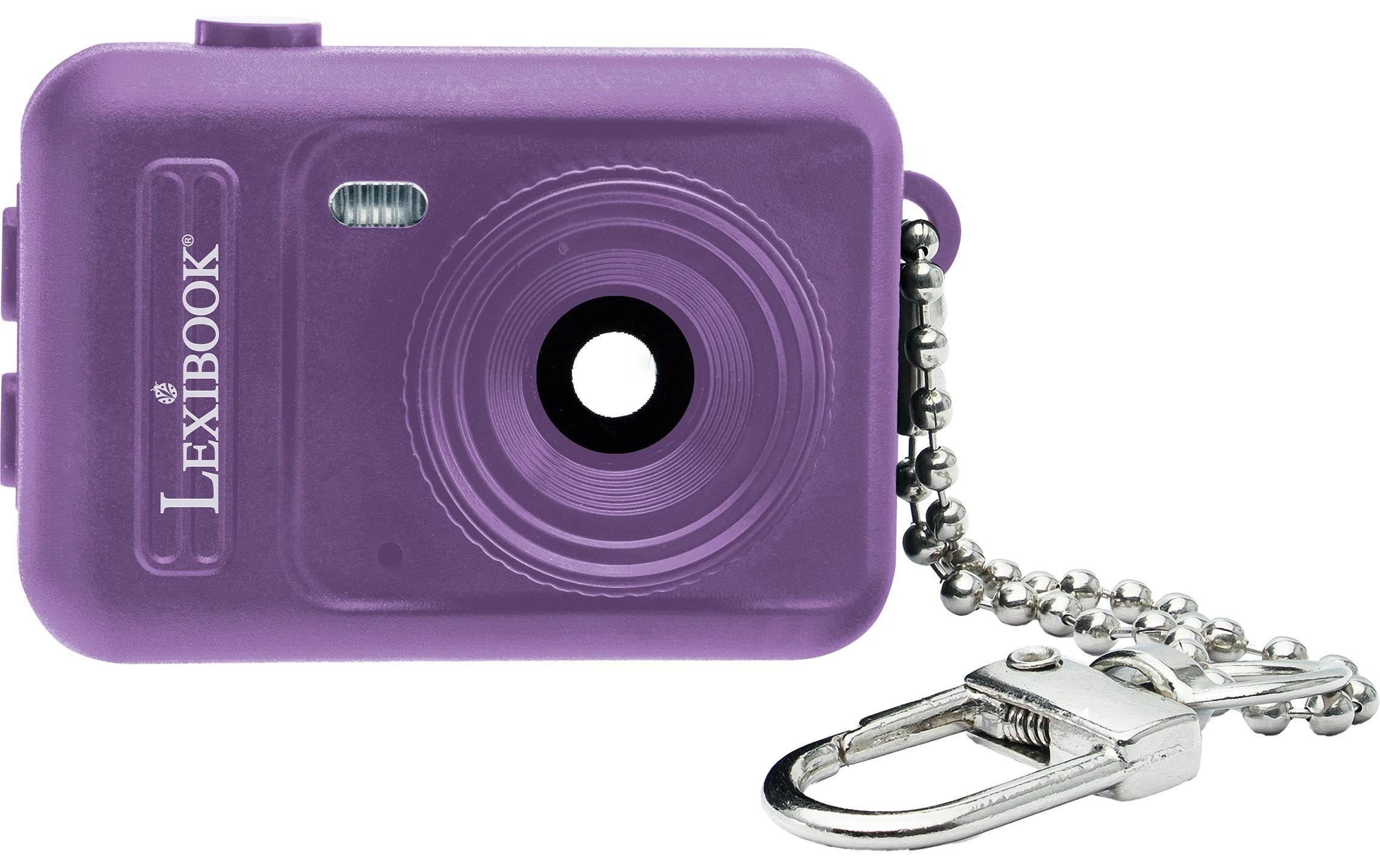 Lexibook LED-Schlüsselanhänger Mini-Digitalkamera – 8 GB Speicher, Violett