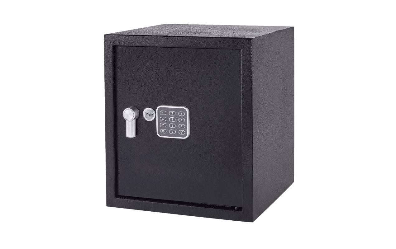 Yale Tresor YSV L – Elektronikschloss – 40 l – Wasserfest – Schwarz