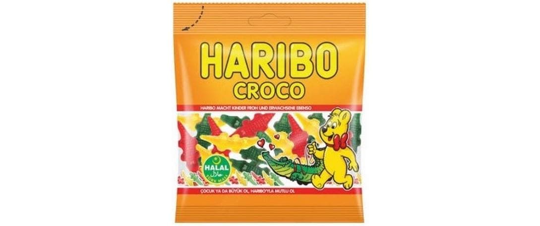 Haribo int. Haribo Croco Fruchtgummi – Halal – 100 g