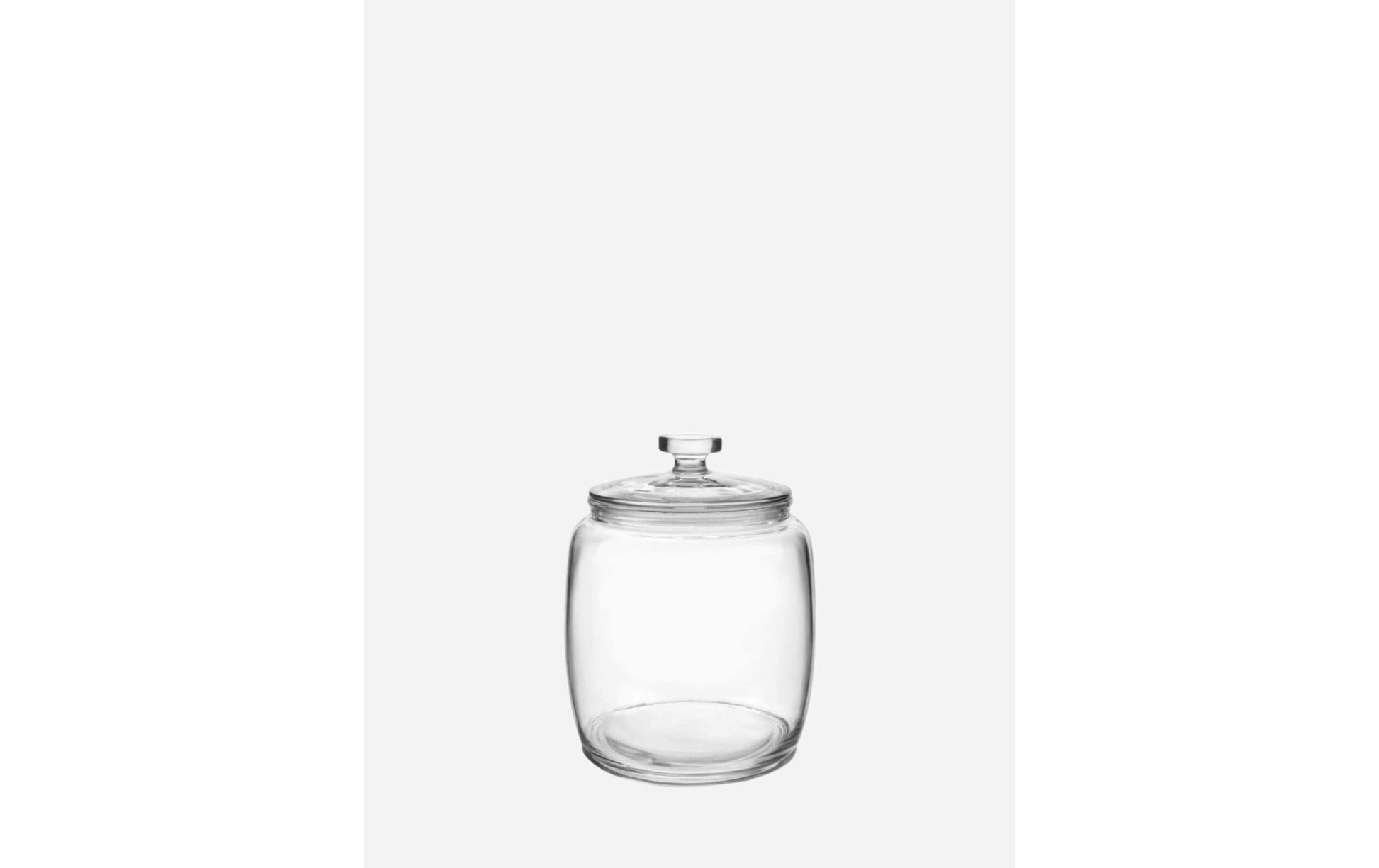 Society of Lifestyle House Doctor – Vorratsdose 2 l, Ø 15,3 × 19,8 cm, Glas/Polyethylen (PE), Transparent