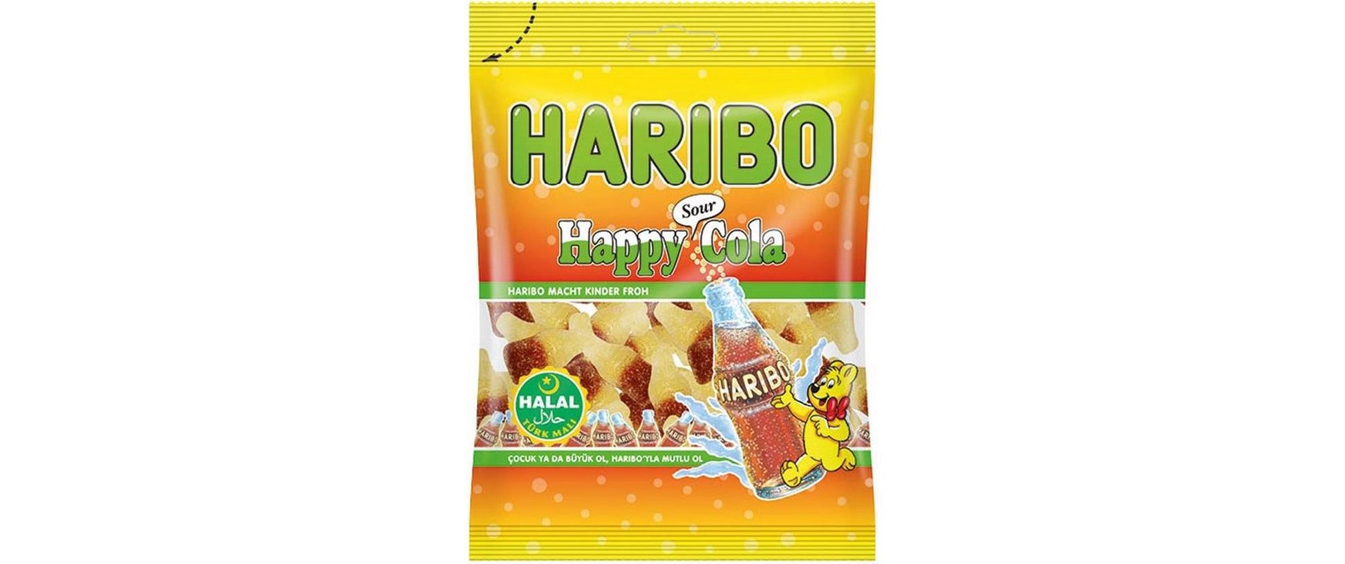 Haribo int. Haribo Fruchtgummi – Saure Cola-Zitrone – 100 g