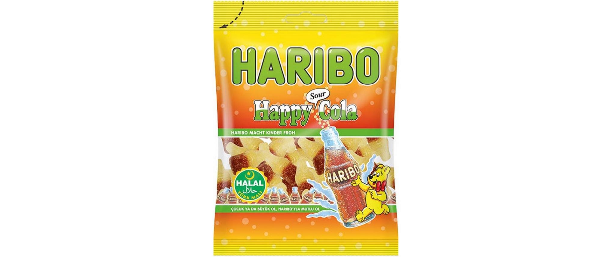 Haribo int. Haribo Fruchtgummi – Saure Cola-Zitrone – 100 g