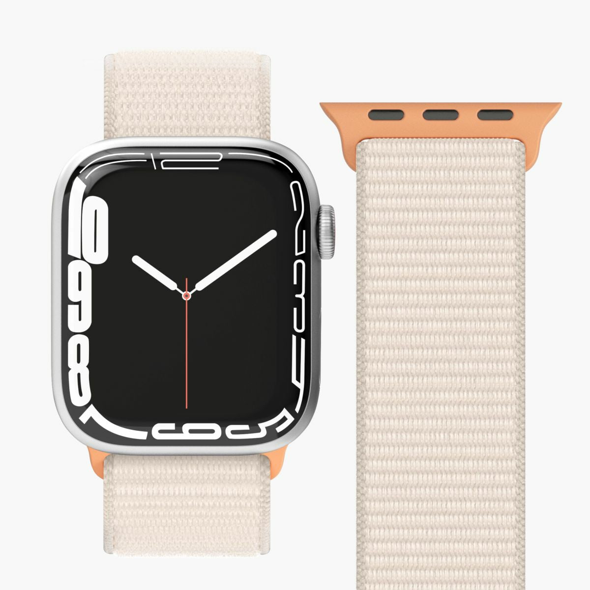 Vonmählen Fitness Loop – Nylon, Creme – für Apple Watch 40/41/42 mm