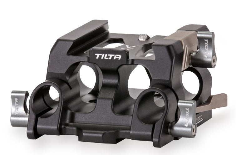 Tilta 15mm LWS Baseplate Typ IV Montageplatte – Aluminium/Edelstahl, 1/4"‑20, 3/8"‑16 Gewinde – Schwarz