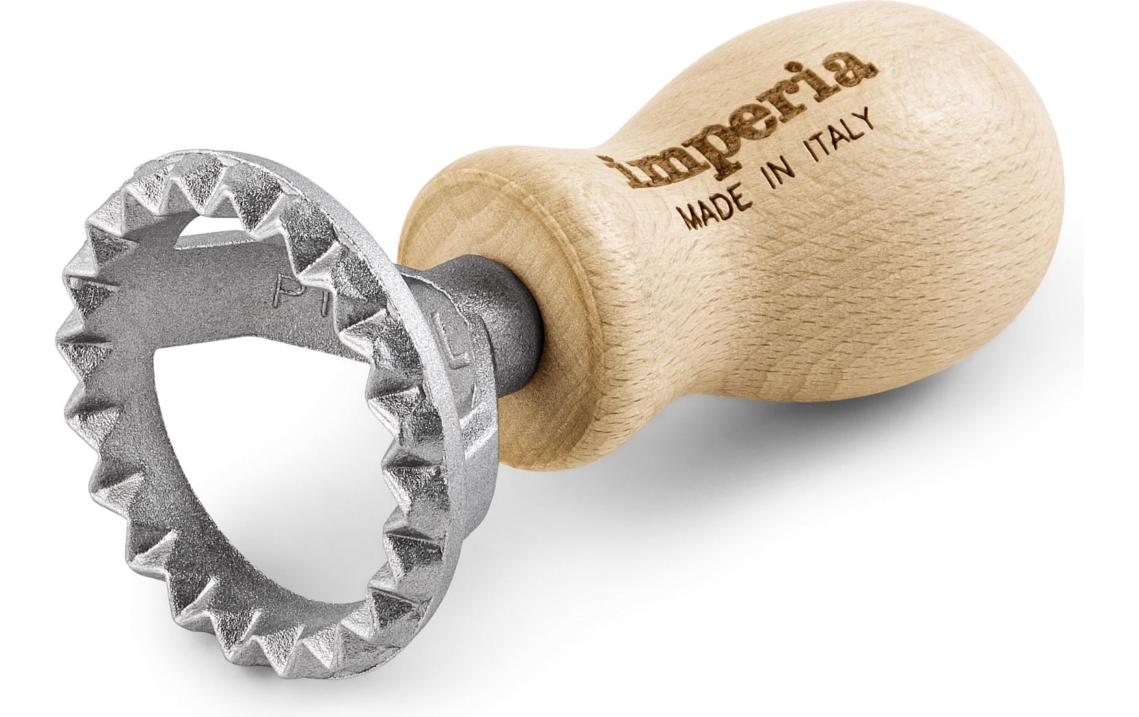 Imperia Küchenhelfer Ø 5,8 cm, Aluminium/Holz, Silber