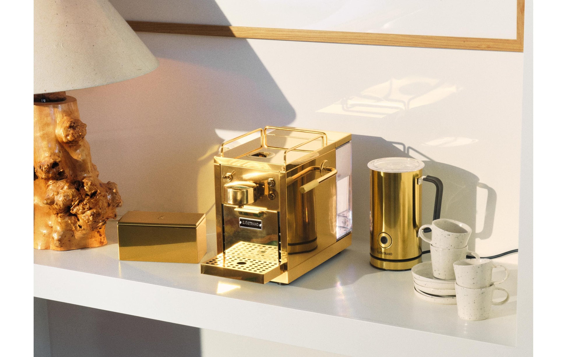 Sjöstrand 2.0 M1-2-BR-CH-A Kapselmaschine – für Nespresso, 1,2 l, kupfer