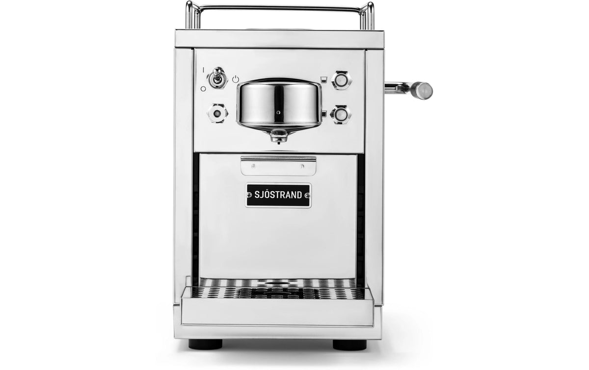 Sjöstrand M1-2-ST-CH-A Kapselmaschine – für Nespresso, 1,2 l, silber