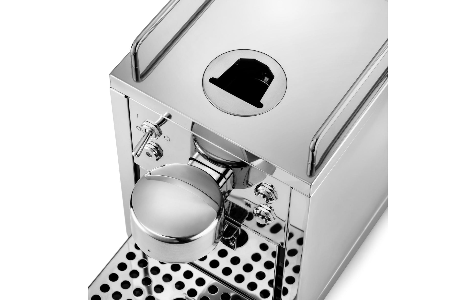 Sjöstrand M1-2-ST-CH-A Kapselmaschine – für Nespresso, 1,2 l, silber