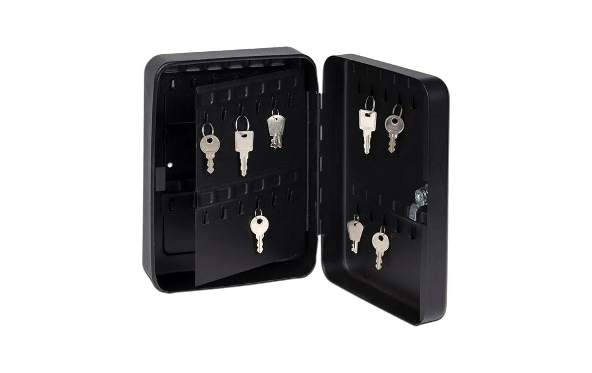 Yale YKB/540 – Schlüsselkasten, Zylinderschloss, Metall, Schwarz, 240 × 80 × 300 mm