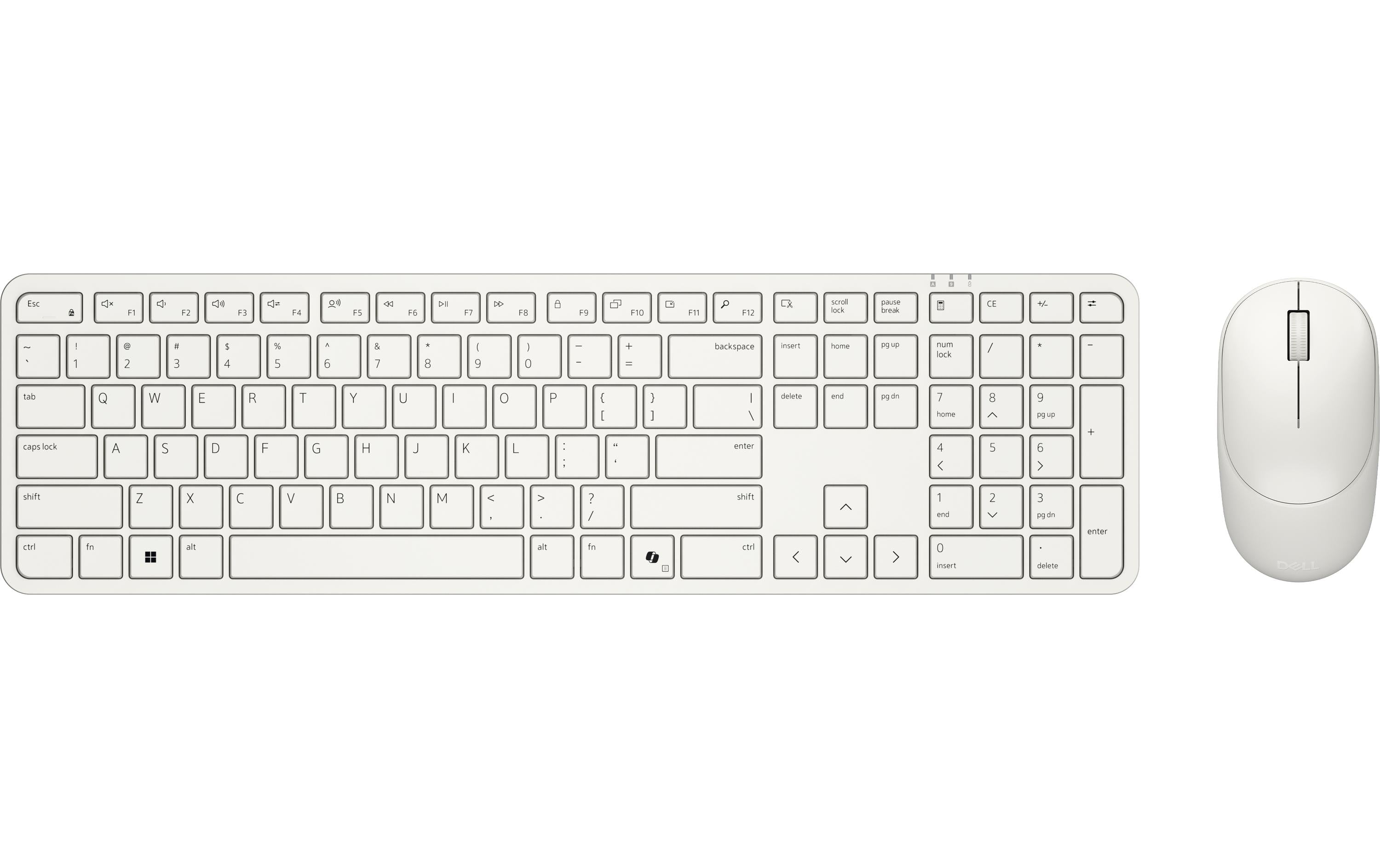 DELL Pro 5 KM526 – Tastatur-Maus-Set – QWERTY (US-INT) – Grau