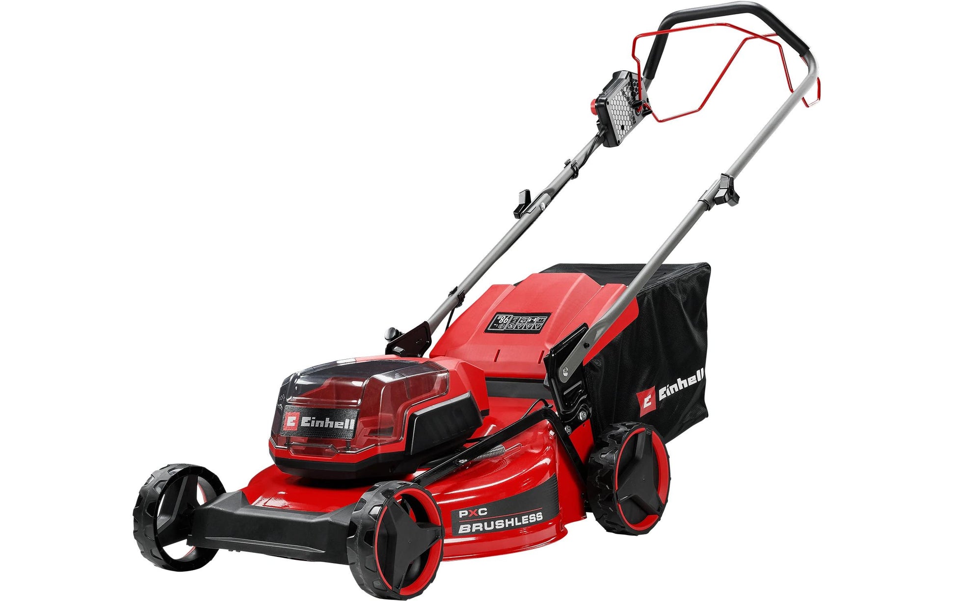 Einhell GC-CM 36/51 S Li – Akku-Rasenmäher, bürstenlos – 36 V – Schnittbreite 51 cm – 2×5,2 Ah & Ladegerät