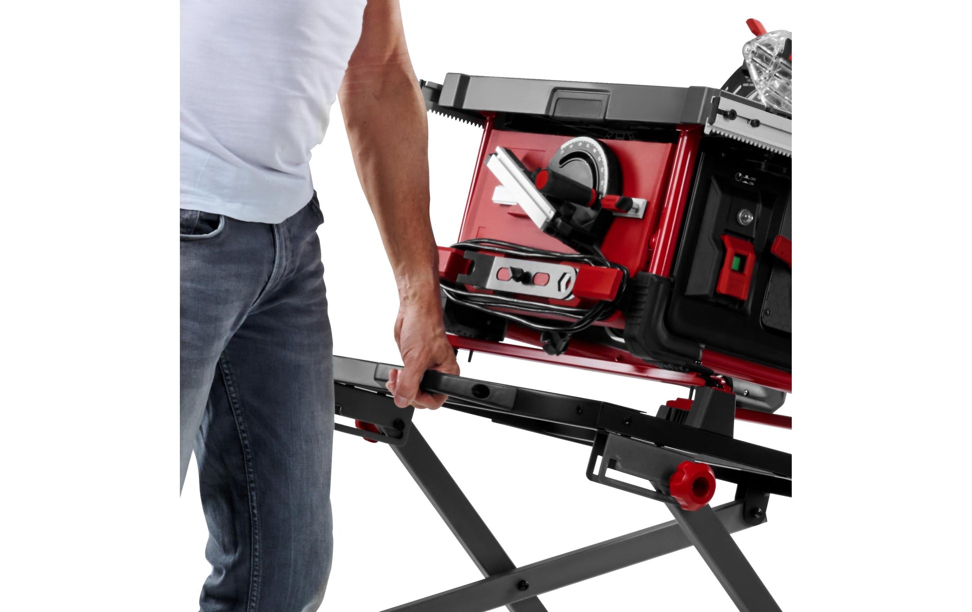 Einhell Untergestell 200 kg Stahl – für Holz – für Einhell Tischkreissägen