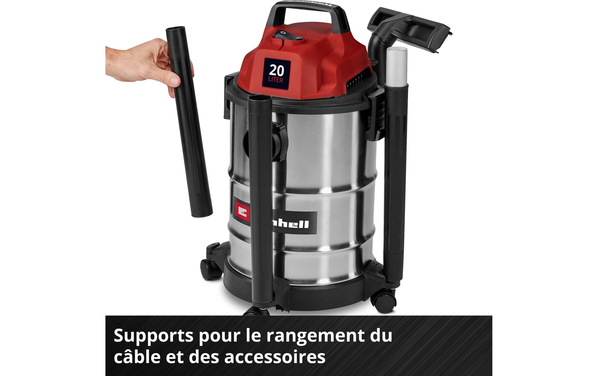 Einhell Nass-/Trockensauger TC-VC 2045 S – 20 l, 900 W, mit Steckdose