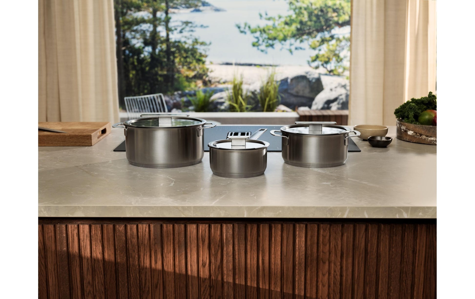 Electrolux Kochtopf E9HOPS – 5,1 l, Ø 24 cm, Edelstahl, für Induktion, Gas, Glaskeramik