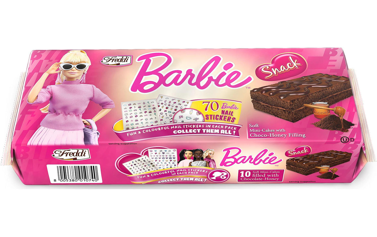 Freddi Barbie Snack Kuchen – Kakao & Honig – 10 × 25 g