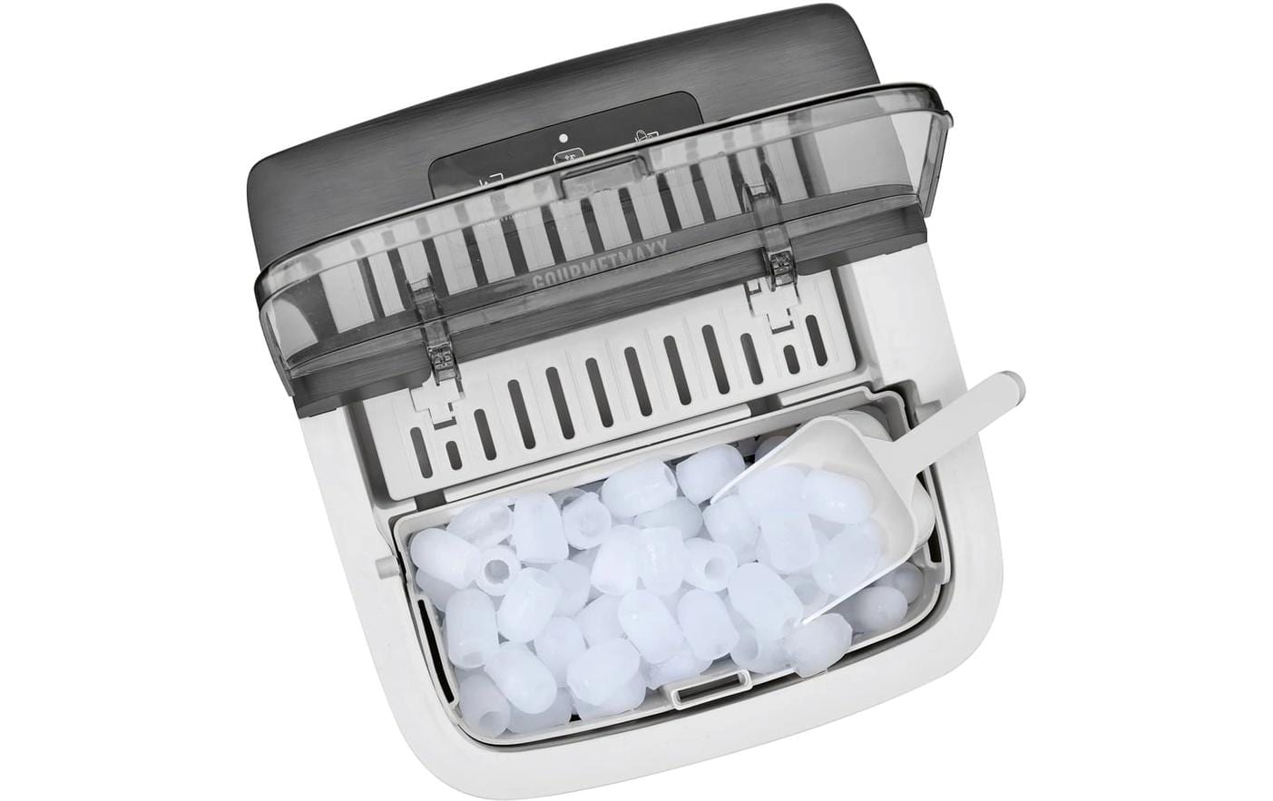 Gourmetmaxx Eiswürfelmaschine – 8 kg/24 h, 1 l – grau