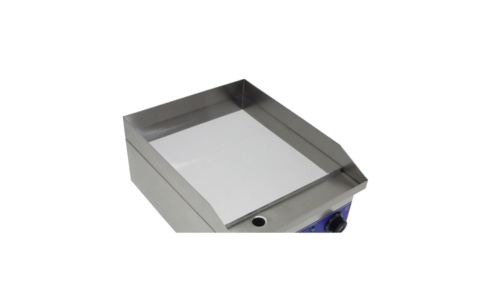 Berger lanz BergerLanz Elektro-Plattengrill D360 – 36 cm, 2100 W, Edelstahl – grau