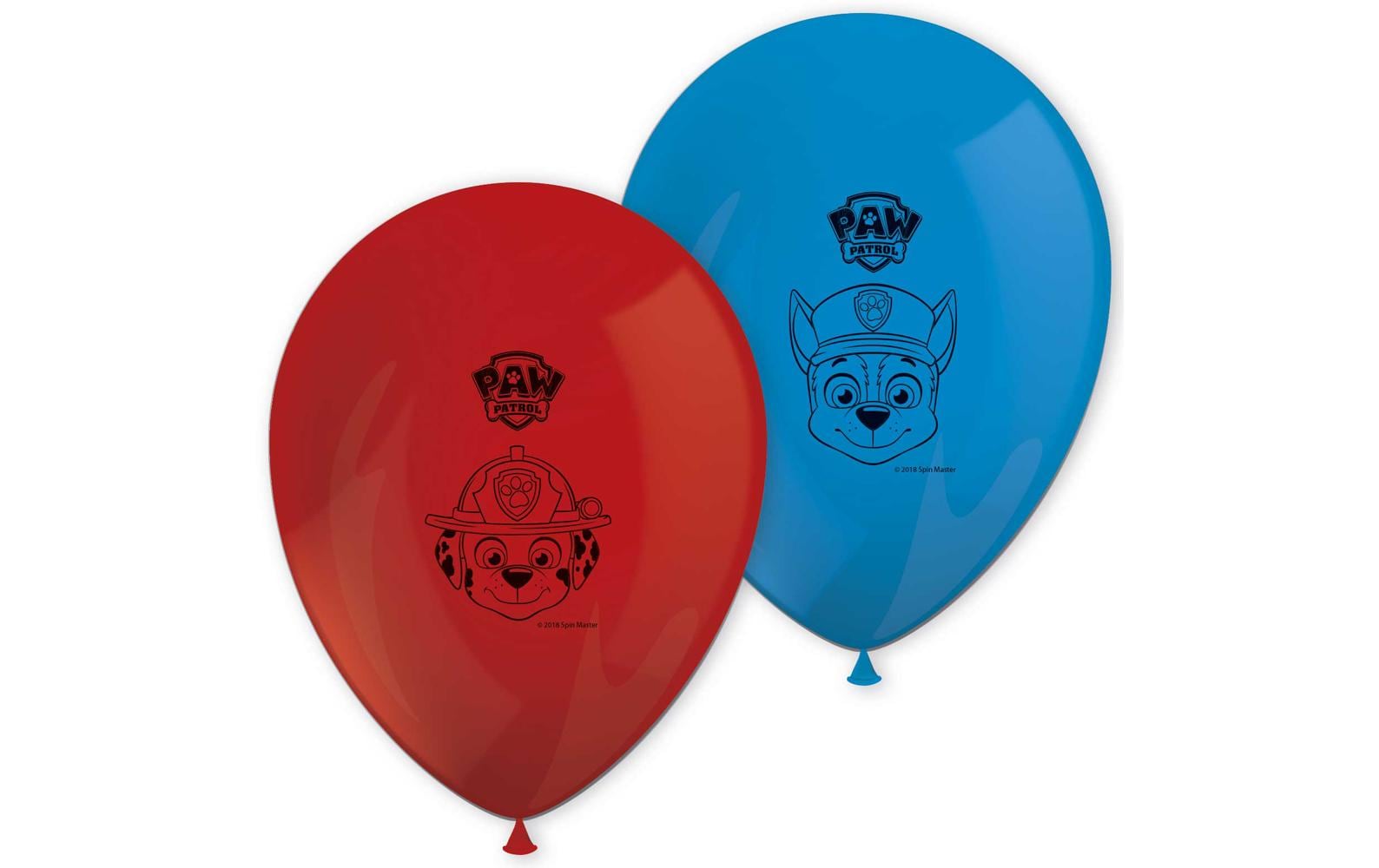 We fiesta party Fiesta Luftballons Paw Patrol – mehrfarbig – Ø 30 cm – Latex – 8 Stk