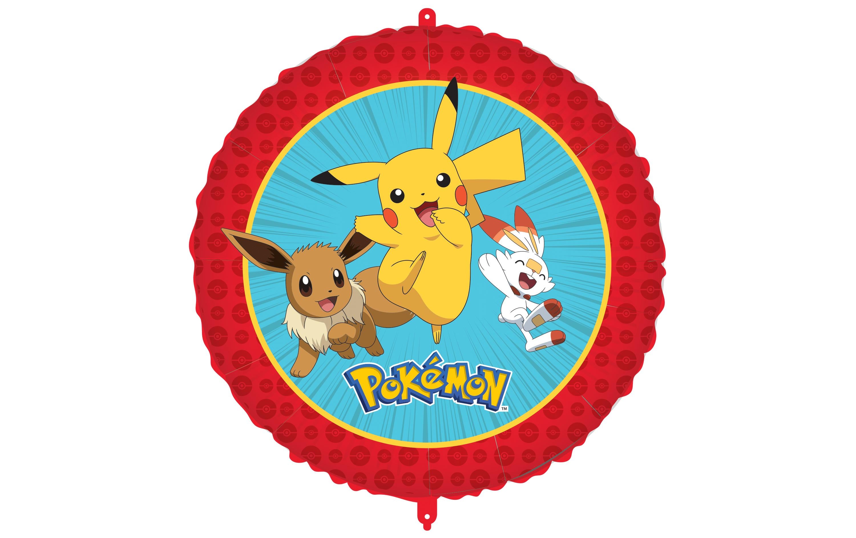 We Fiesta Party Folienballon Pokémon – mehrfarbig – 46 cm – Folie – 1 Stk