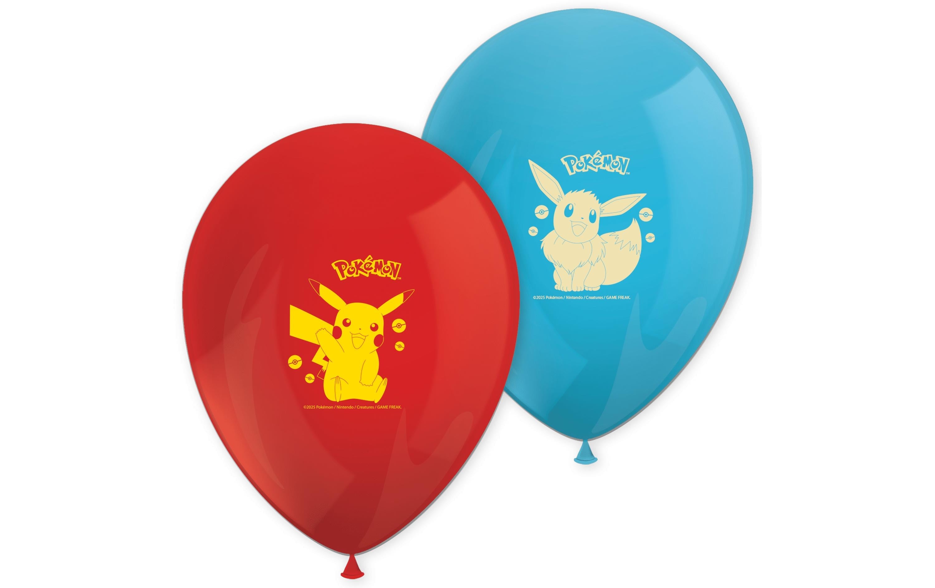We fiesta party Fiesta Luftballons Pokémon – mehrfarbig – Ø 30 cm – Latex – 8 Stk