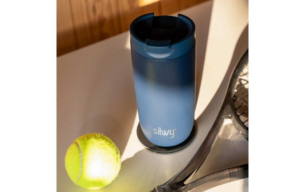 Silwy Becher Magnet-Thermo-Cup – Edelstahl, Dunkelblau