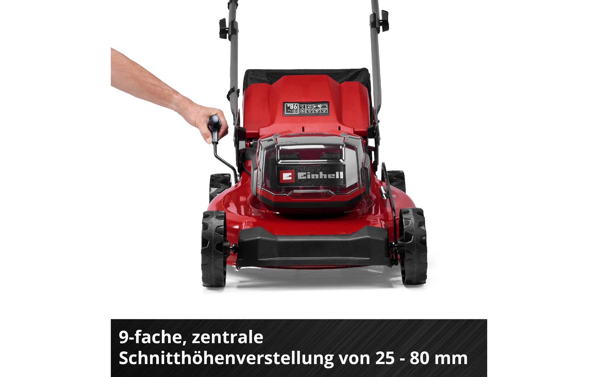 Einhell GC-CM 36/51 S Li – Akku-Rasenmäher, bürstenlos – 36 V – Schnittbreite 51 cm – 2×5,2 Ah & Ladegerät