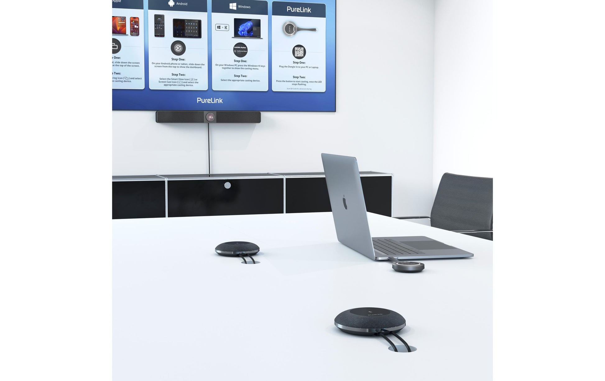 Purelink Vuelogic VL-MIC110 – Konferenzmikrofon – für Vuelogic VB300, Grau