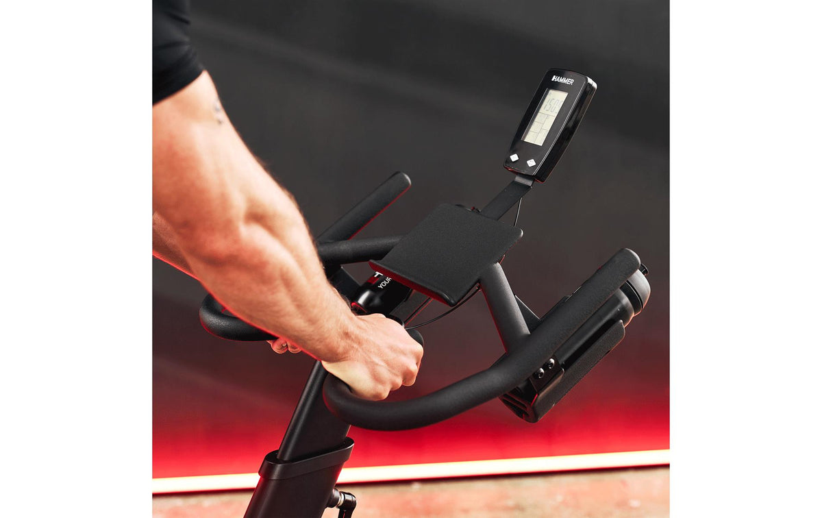 Hammer Speedbike Speed Race, 16 kg Schwungmasse, Ergometer – Schwarz