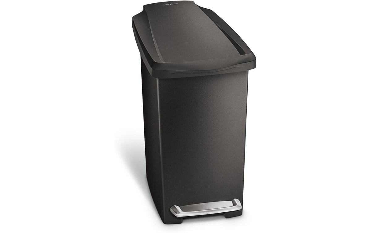 Simplehuman Treteimer – 10 l – Kunststoff, rechteckig – schwarz
