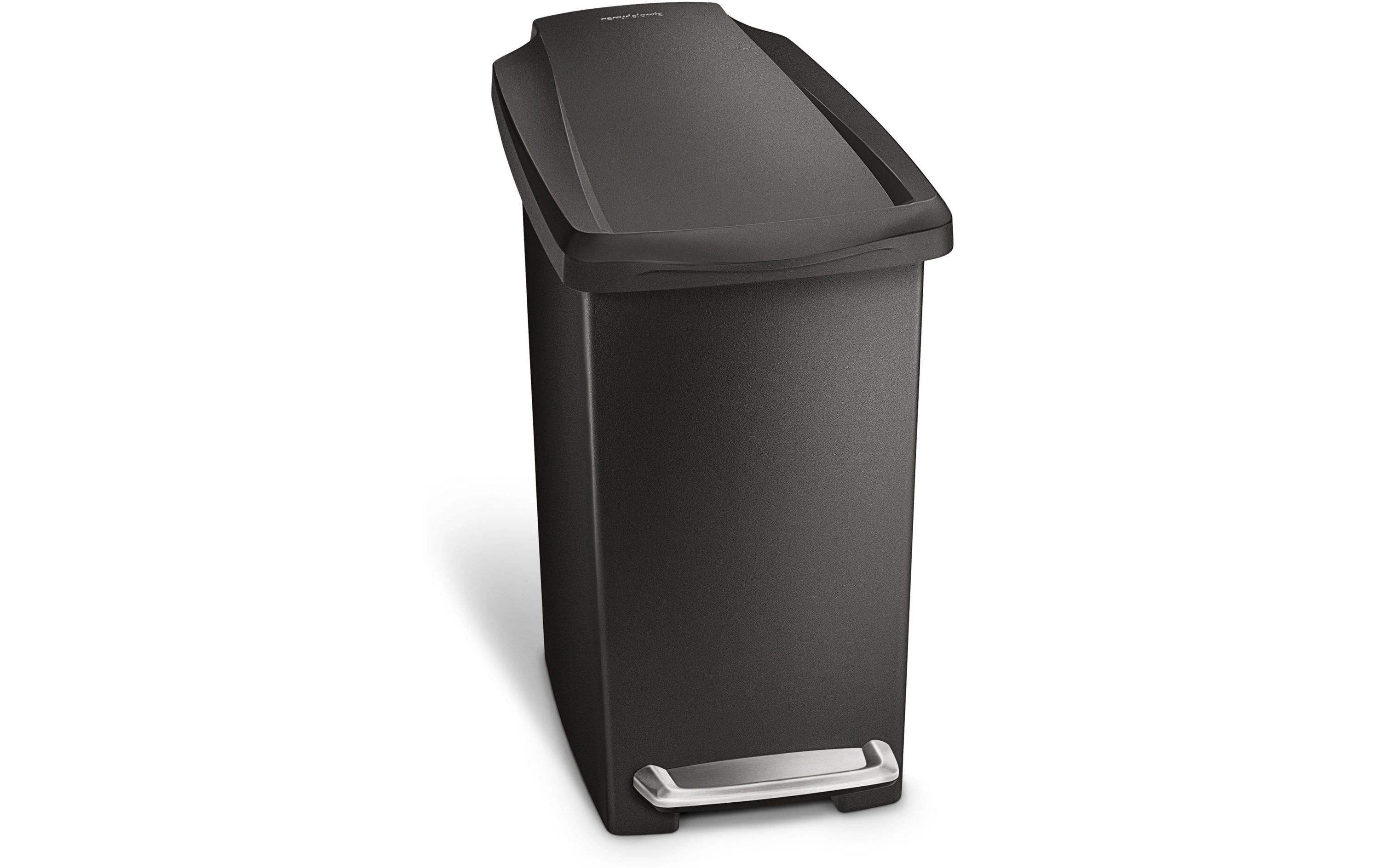 Simplehuman Treteimer – 10 l – Kunststoff, rechteckig – schwarz