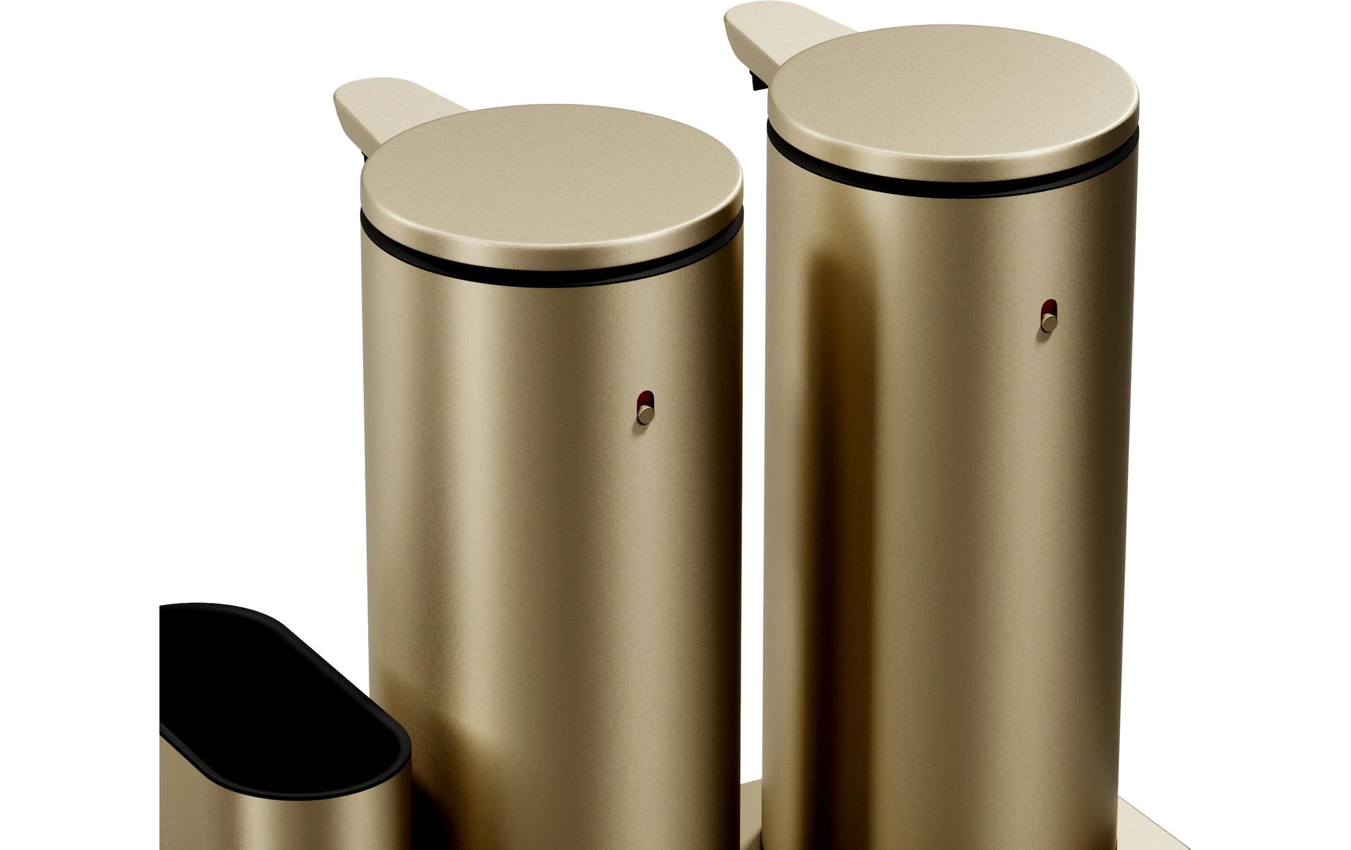 Simplehuman Caddy Seifenspender – Edelstahl, Gold matt, 828 ml