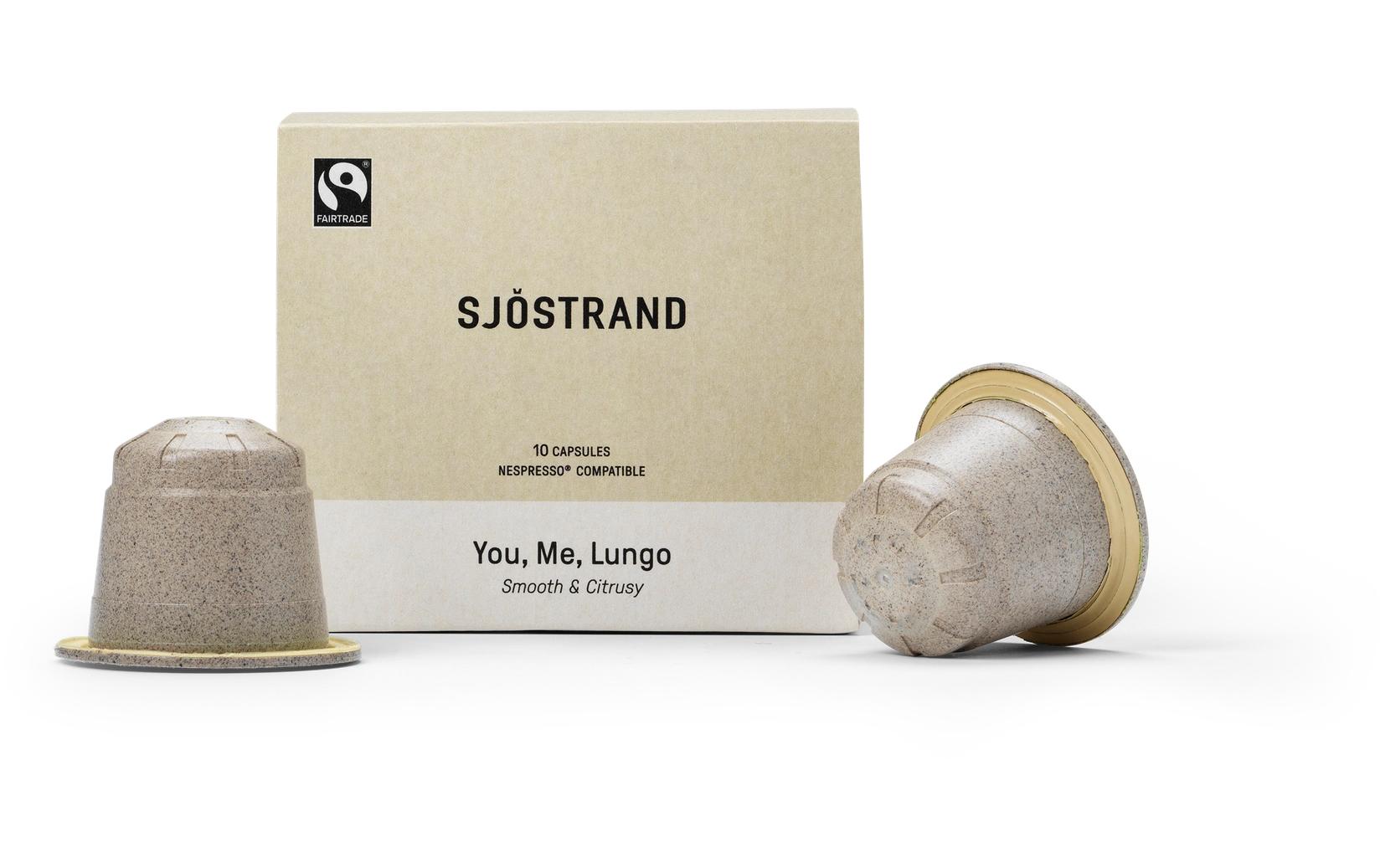 Sjöstrand Sjörstrand You Me – Kapseln für Nespresso – Lungo, Bio, 10 Kapseln