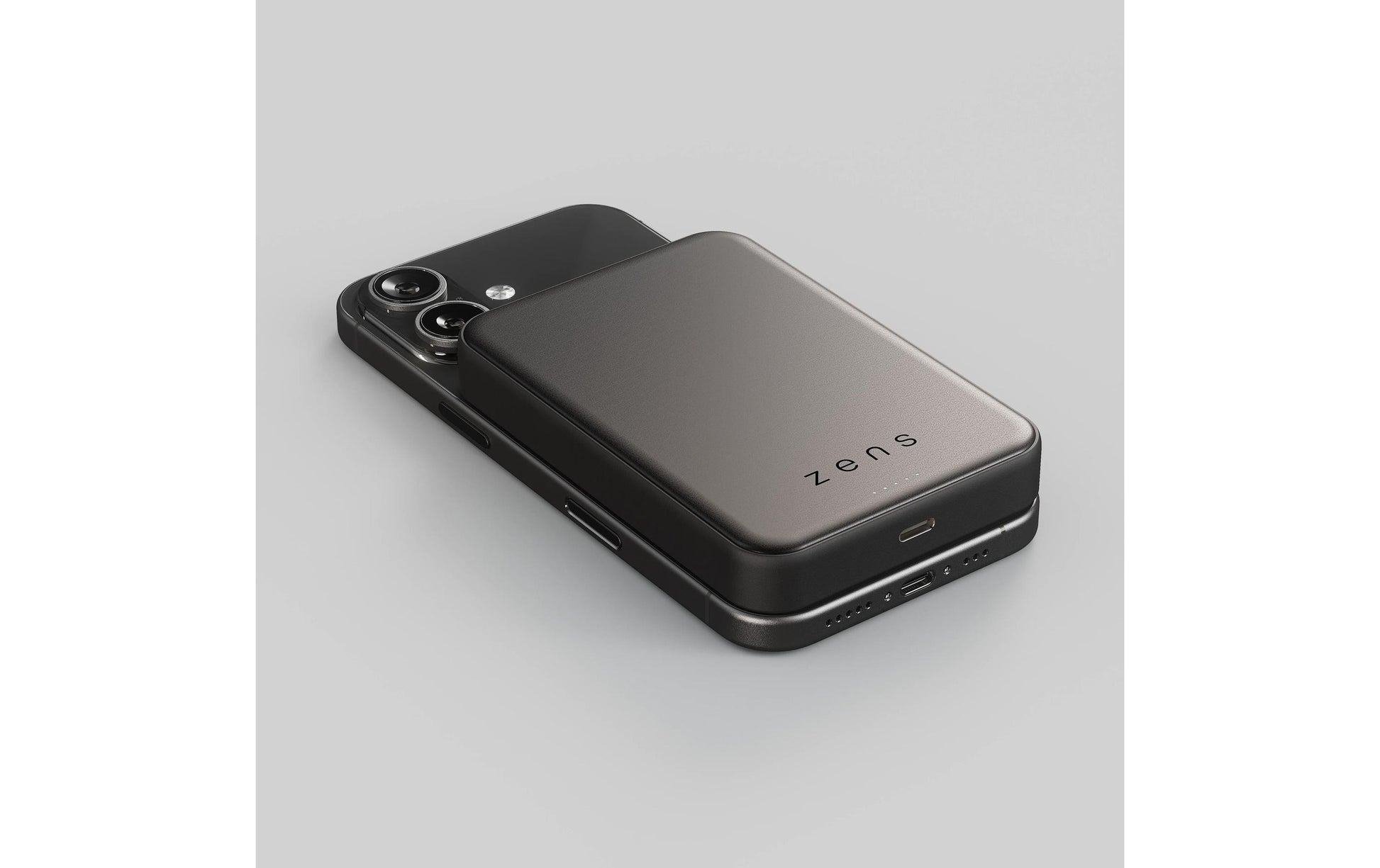 Zens MagSafe Powerbank 10'000 mAh – 25 W PD, Qi2 25 W, 1× USB-C, Schwarz