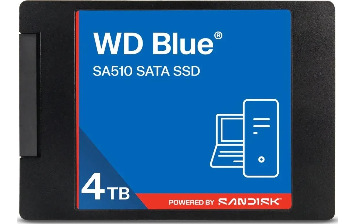 SanDisk SA510 – 4 TB, 2,5" SATA SSD, 560 MB/s Lesen, 520 MB/s Schreiben, 7 mm