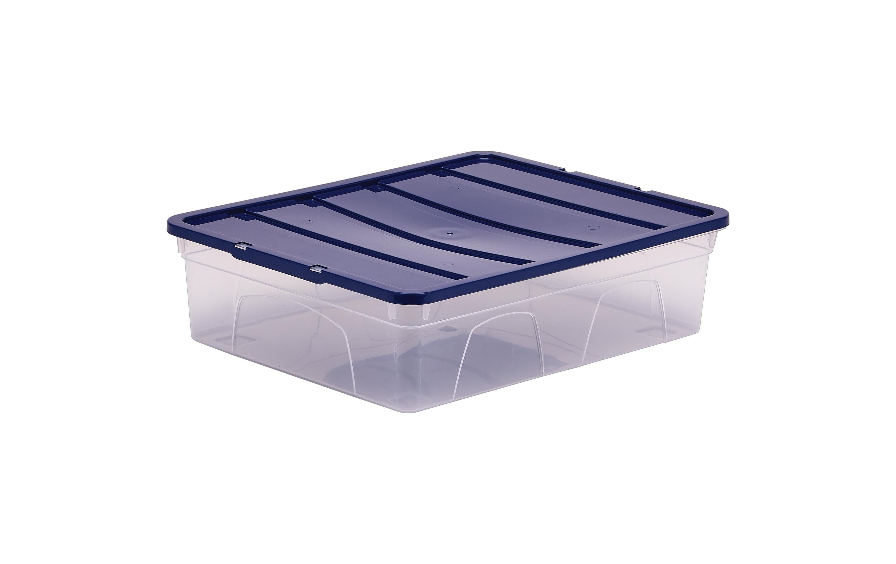 Fellowes ProStore Bankersbox Aufbewahrungsbox 12 L (mit Deckel) – Polypropylen – Transparent