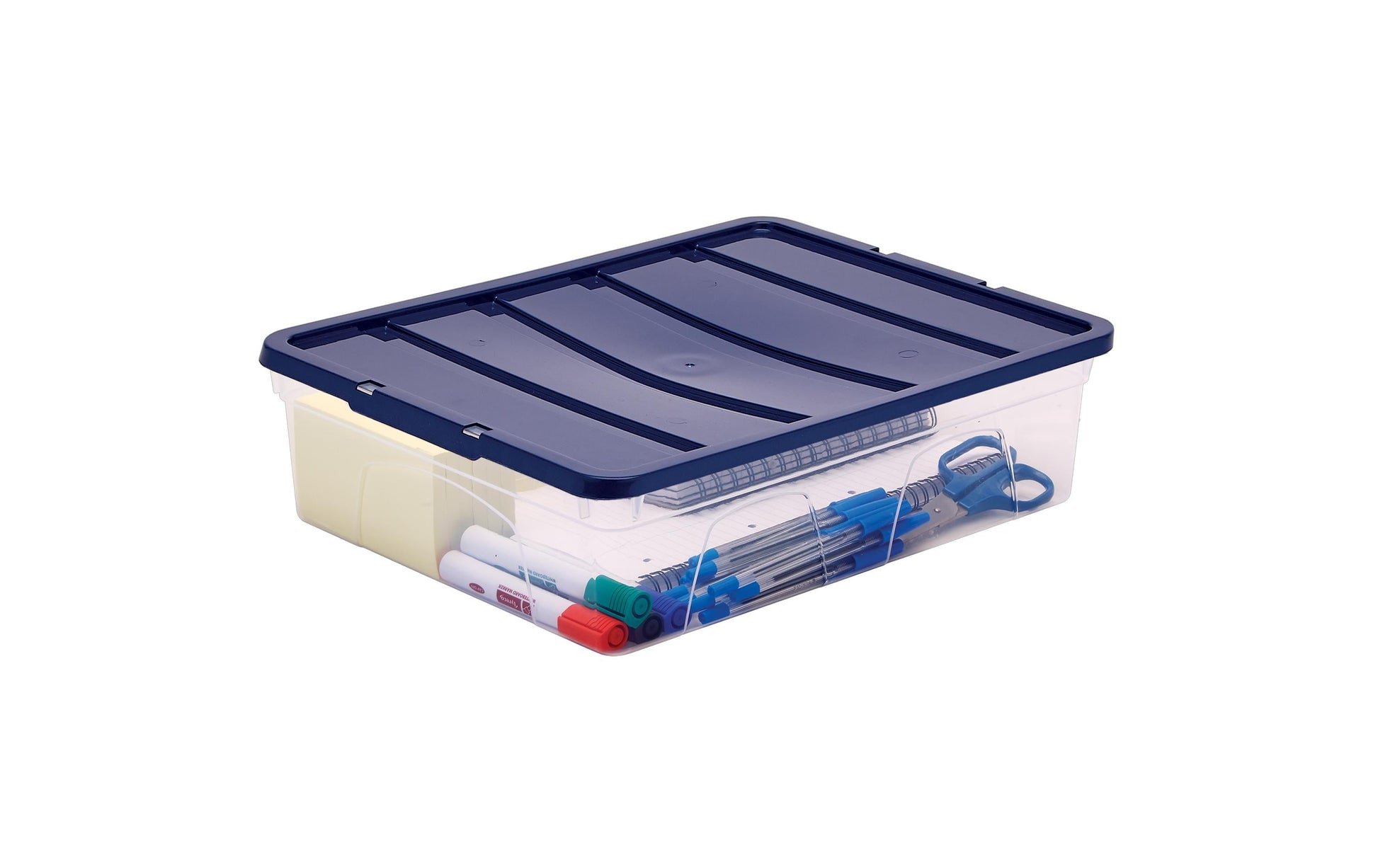 Fellowes ProStore Bankersbox Aufbewahrungsbox 12 L (mit Deckel) – Polypropylen – Transparent