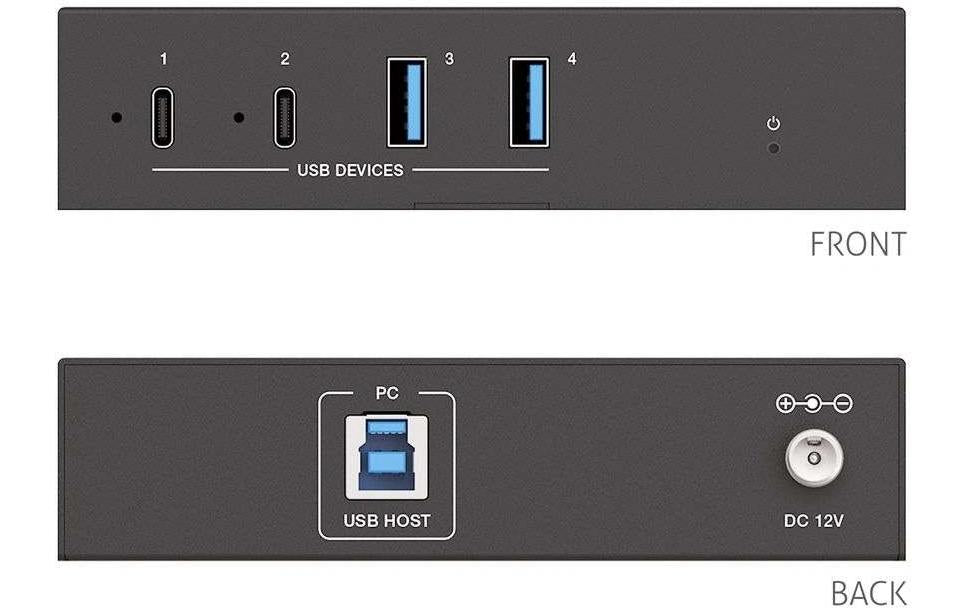 Purelink puretools PureTools PT-010 USB-Hub – USB-A, 4× USB-A/USB-C