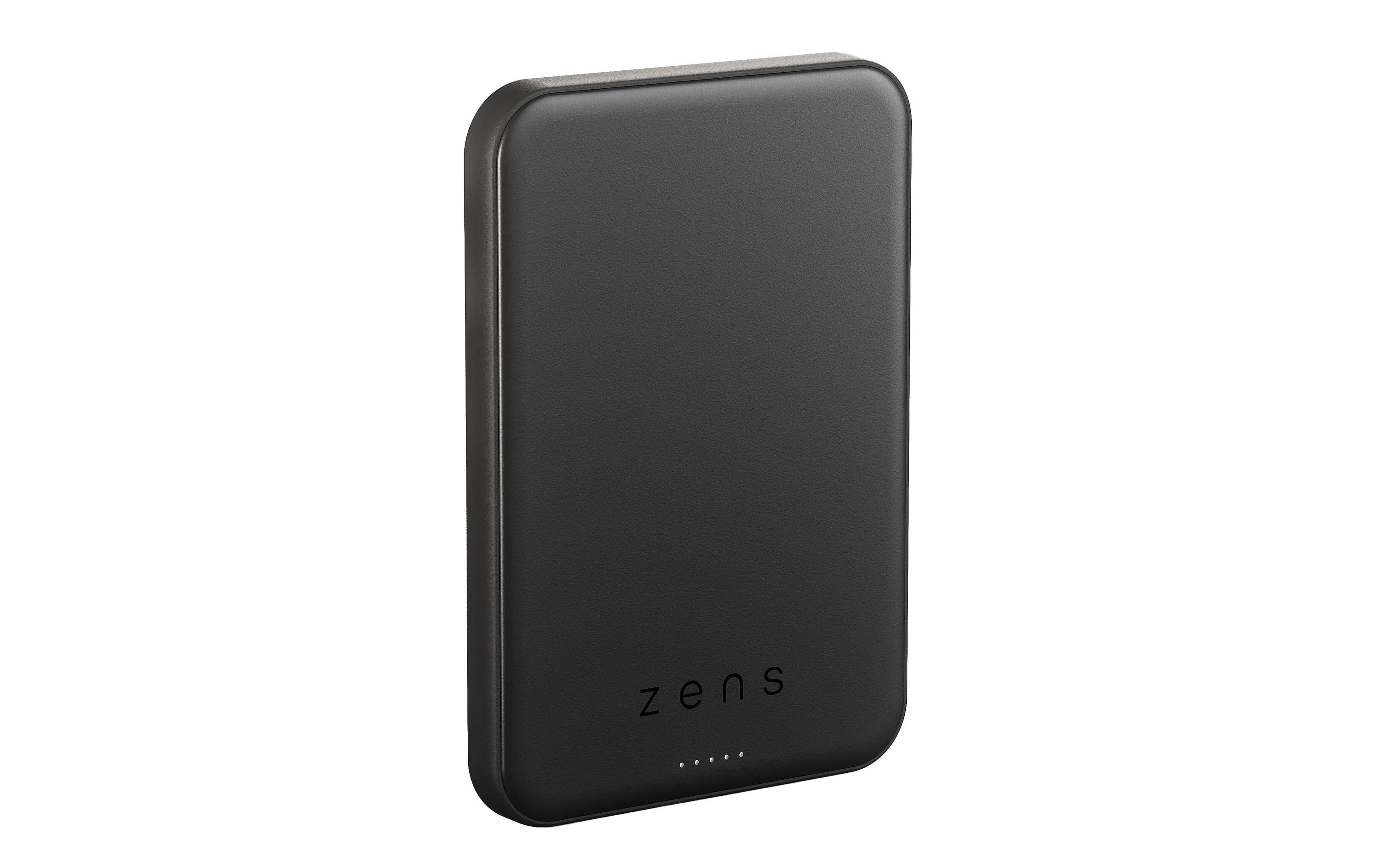 Zens Pro2 Slim MagSafe Powerbank 5'000 mAh – 25 W PD, Qi2 25 W, 1× USB-C, Schwarz