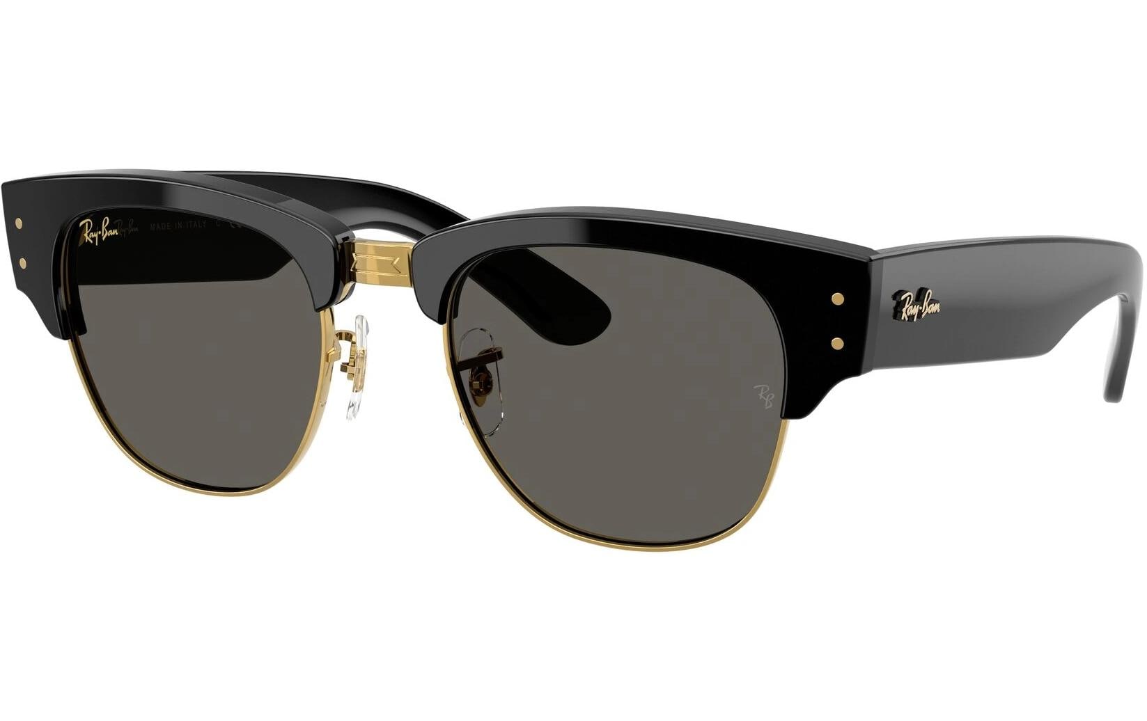 Ray-Ban Schutzbrille MEGA CLUBMASTER – Graue Gläser, UV-Schutz, Kunststoffrahmen