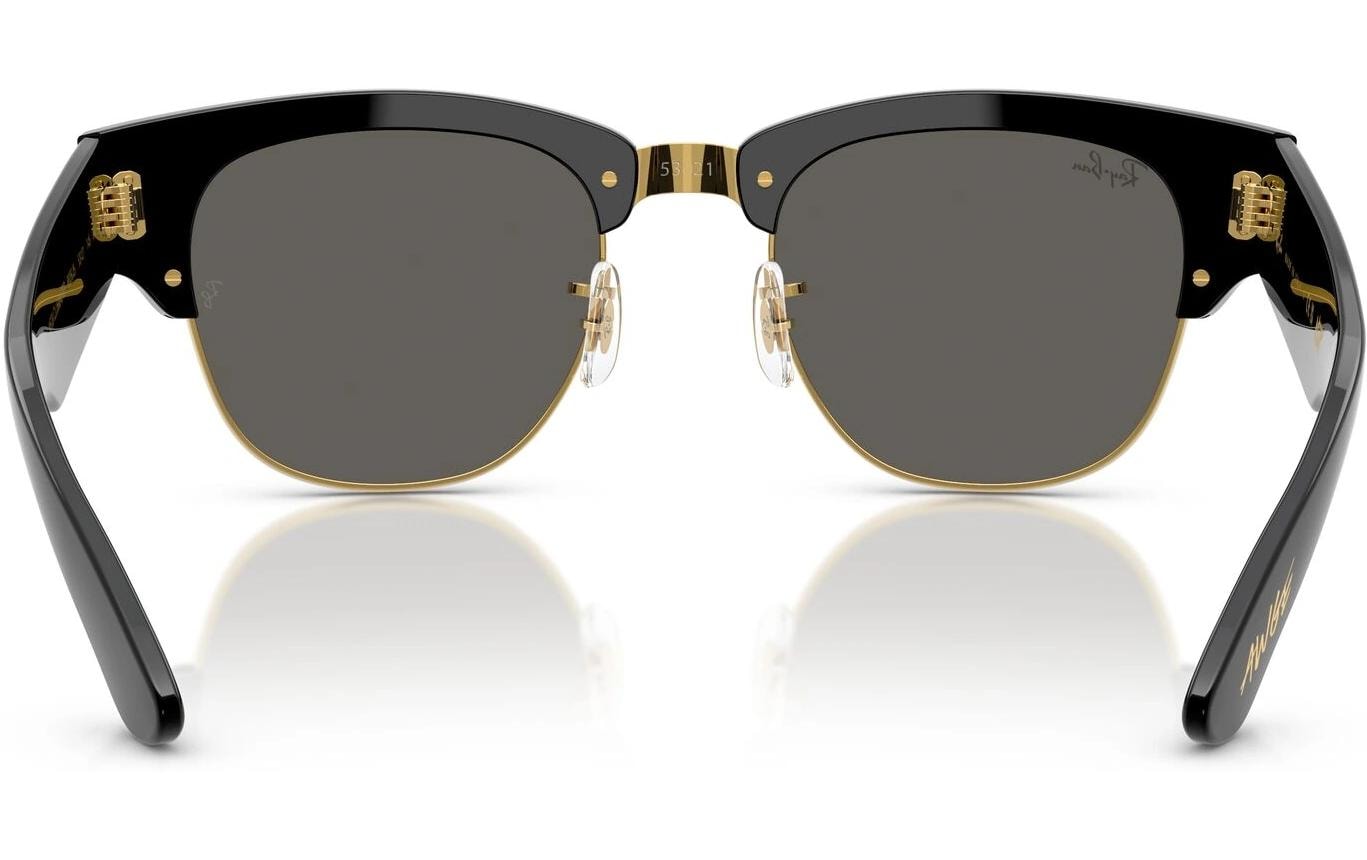 Ray-Ban Schutzbrille MEGA CLUBMASTER – Graue Gläser, UV-Schutz, Kunststoffrahmen