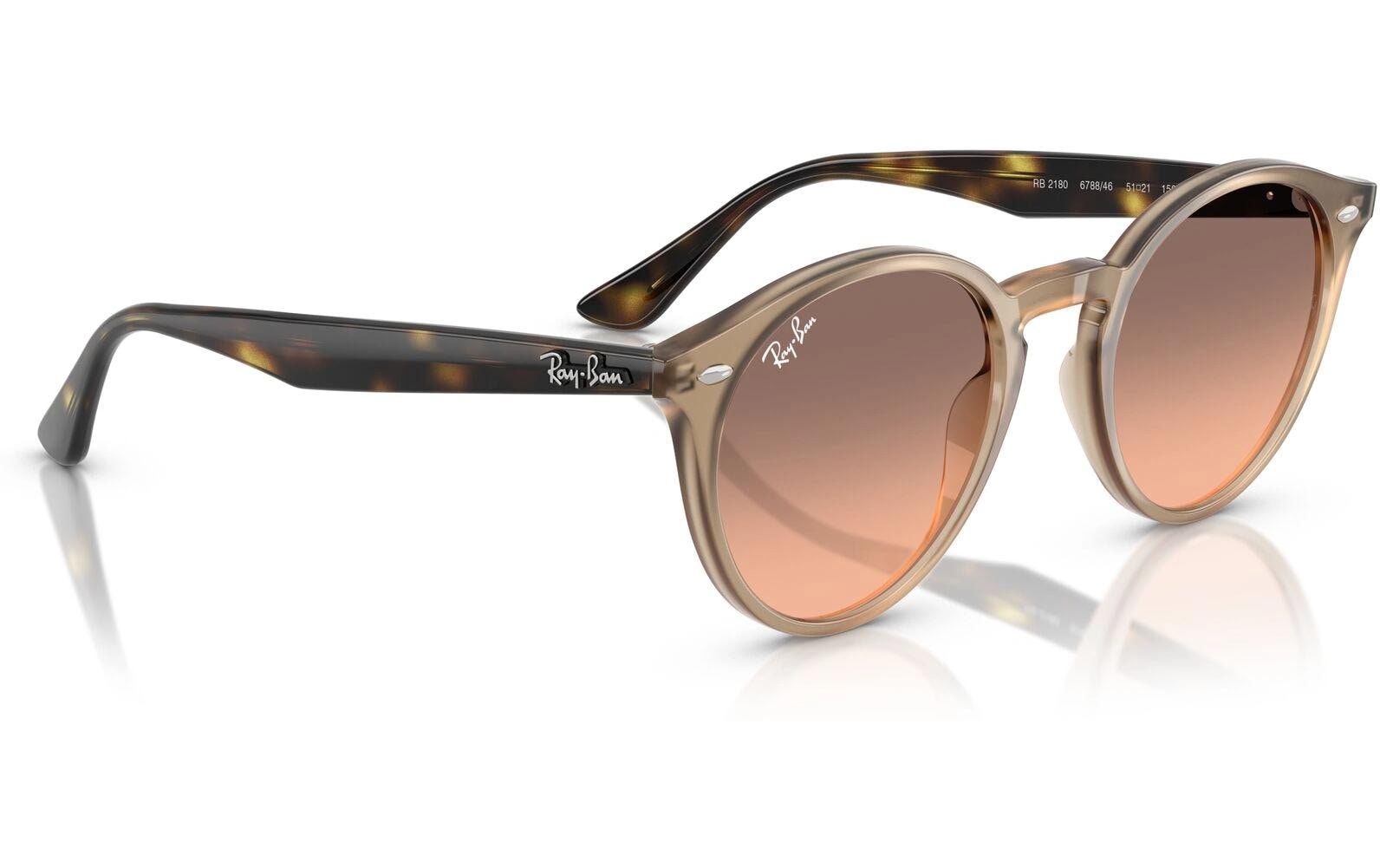 Ray-Ban RB2180 TORTLEDOVE – Roségläser, UV-Schutz, Acetat