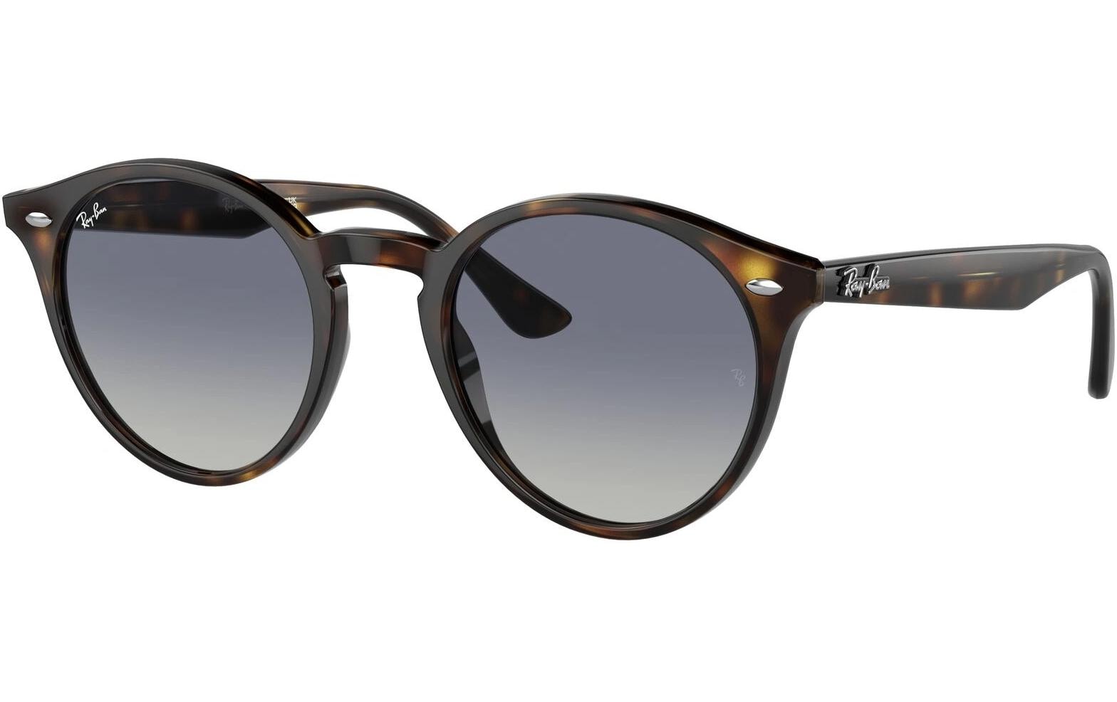 Ray-Ban RB2180 – Blaugraue Gläser, Acetat, Schildpatt
