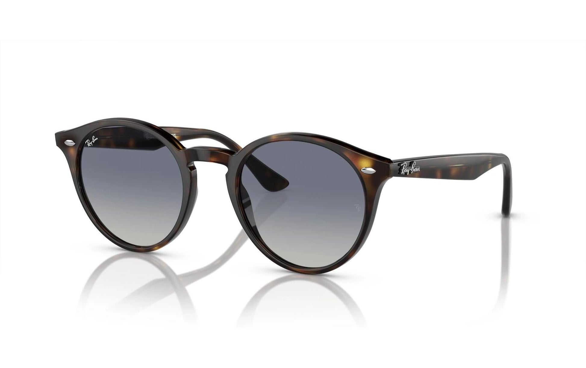 Ray-Ban RB2180 – Blaugraue Gläser, Acetat, Schildpatt
