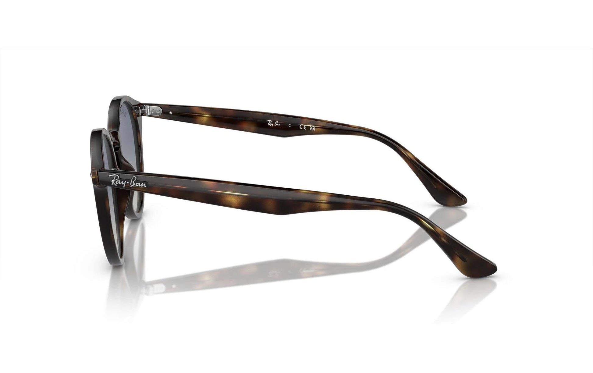 Ray-Ban RB2180 – Blaugraue Gläser, Acetat, Schildpatt